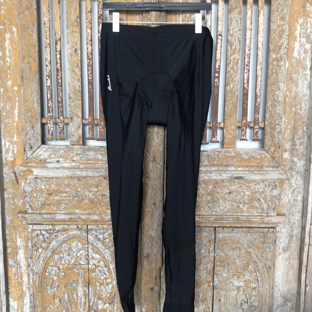 Przewalski PADDED BLACK CYCLING LEGGINGS TIGHTS L